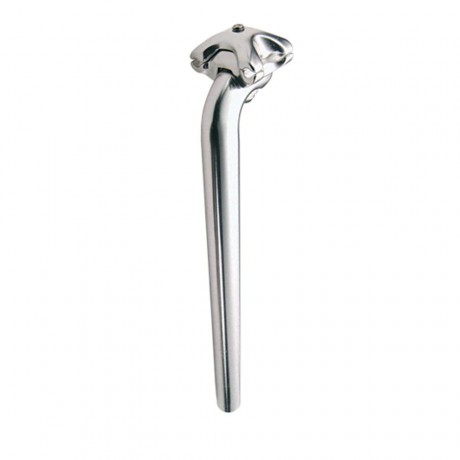 HBS Tige De Selle Bougie 28.6 x 350mm Aluminium - Argent